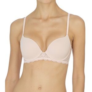 Natori T-Shirt Bra 34D Statement Contour Underwire NEW with tags Cameo Rose